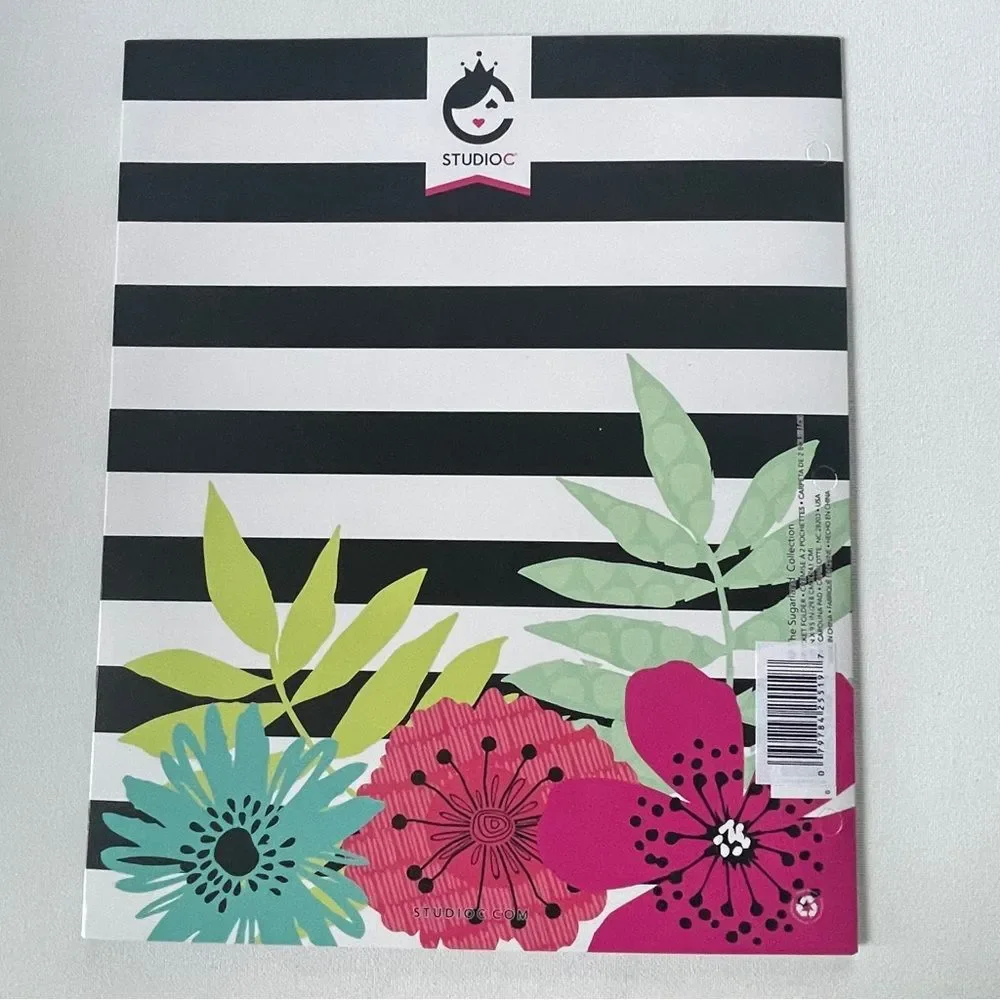 Set of two 2 pocket folder The Sugarland Collection